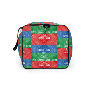 Blue Red makes $$$$$ Duffle bag