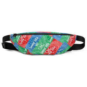Blue and Red make green $$$$$ Fanny Pack