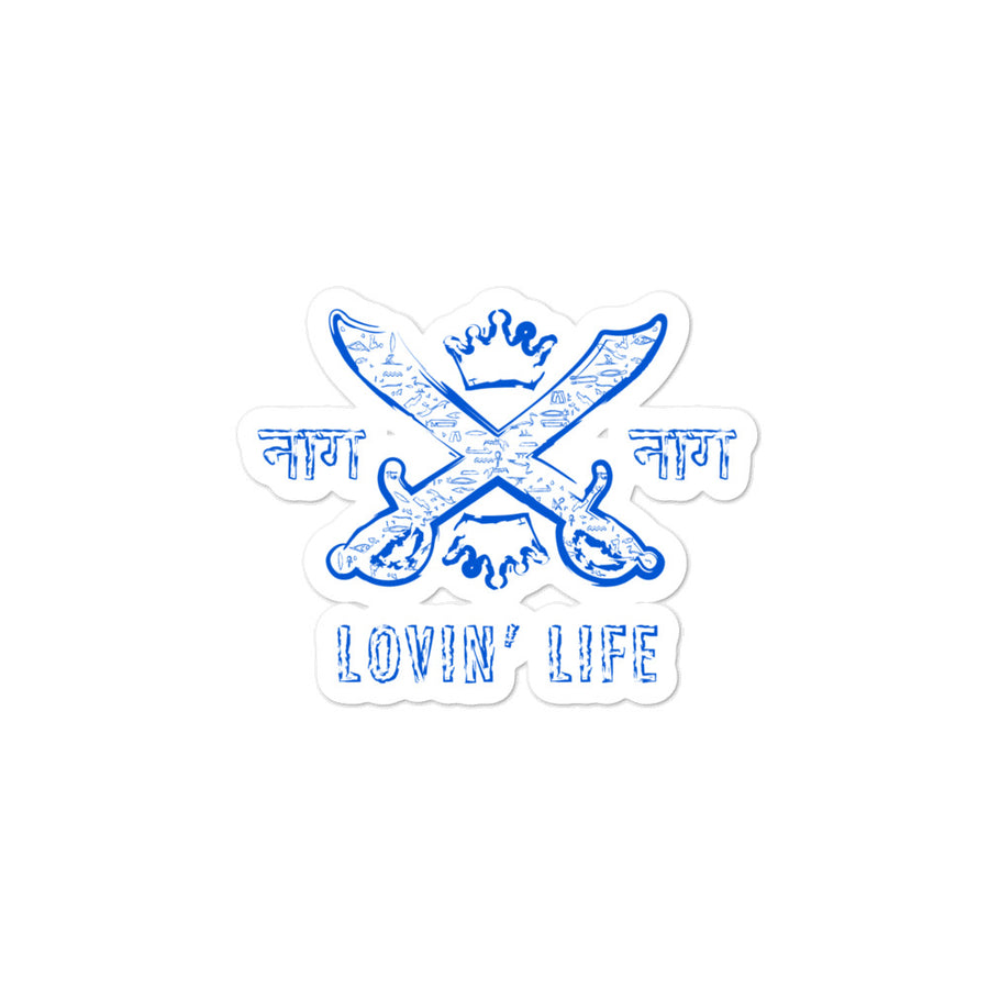 LOVIN' LIFE MEMBERS ONLY - SYNDICATE FAMILY - BLU stickers