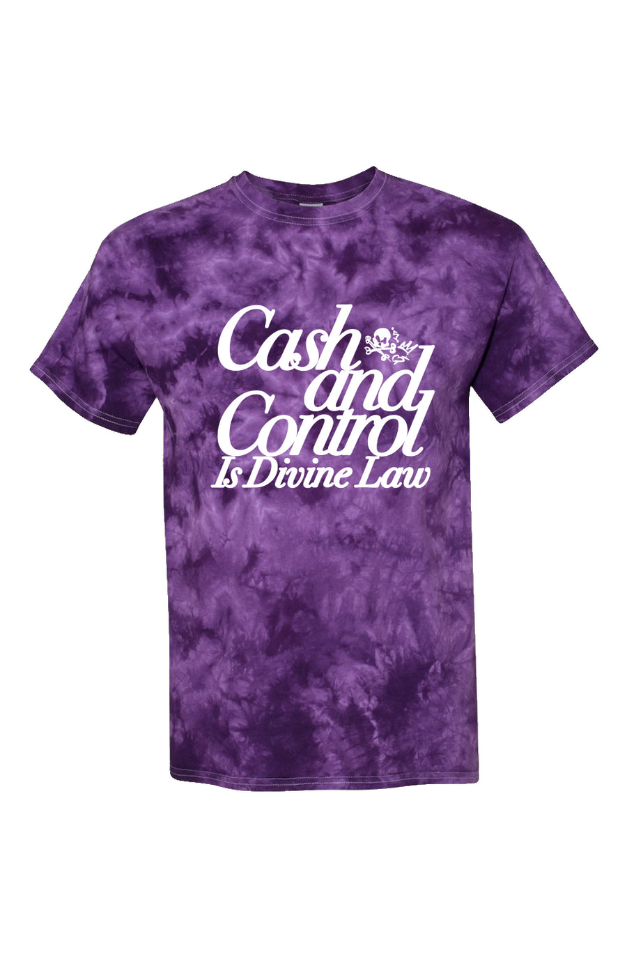 Divine Law - Cash & Control Crystal Wash T-Shirt