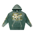 Laden Sie das Bild in den Galerie-Viewer, Gold Razor blades Vintage Washed Frayed Fleece Hoodie

