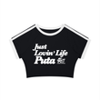 Load image into Gallery viewer, Just lovin' Life Puta Women’s Crop T-Shirt

