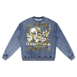 Cargar imagen en el visor de la galería, Cash&amp;Control Snow Wash Oversized Crewneck Sweatshirt
