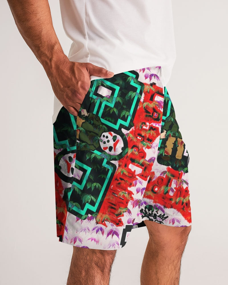 C&C Halloween light purp shorts Men's All-Over Print Jogger Shorts
