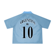 Load image into Gallery viewer, Argentina Unisex Striped Mesh Boxy Soccer Jersey
