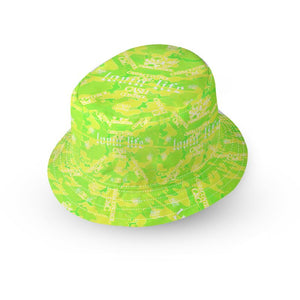 CC neon camo bucket hat