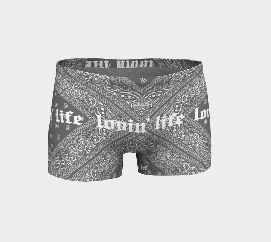 Lovin' Life el hefe grey Workout shorts