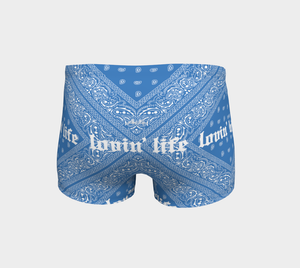 Lovin' Life el hefe blu Workout shorts