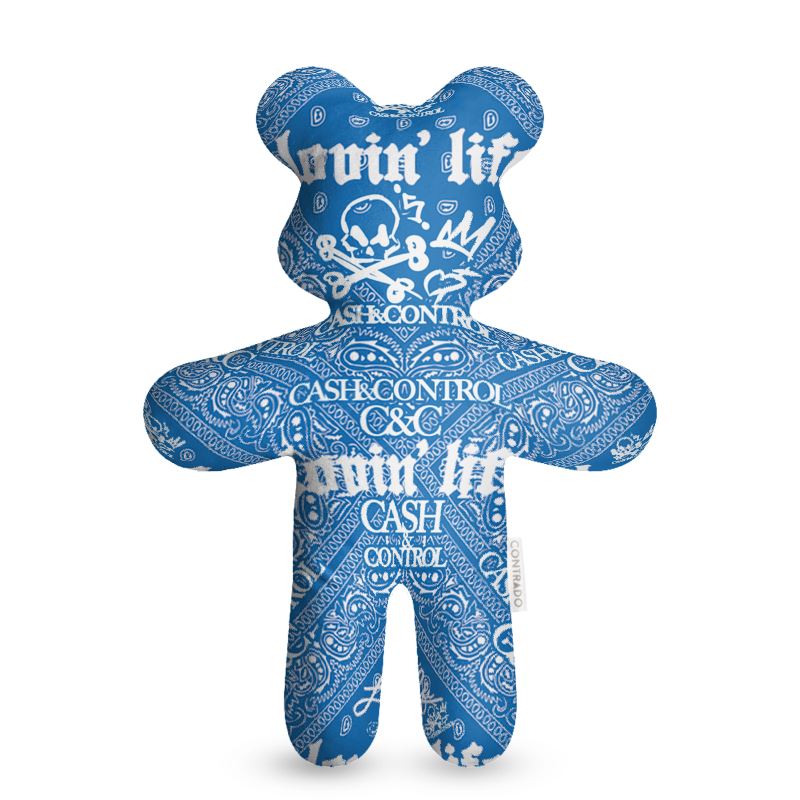 El Hefe blu Teddy Bear