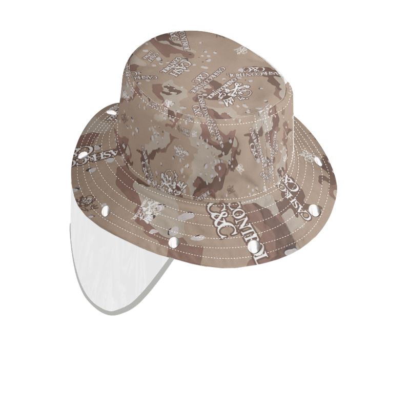 Desert Camo Bucket Hat With Visor