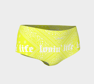 Lovin' Life el hefe yellow mini shorts