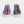 Cargar imagen en el visor de la galería, Pink, Blac and blu bandana  Women&#39;s Hightop Canvas Shoe
