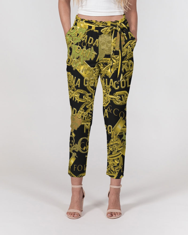 CC skull rcdc Women's Belted Tapered Pants