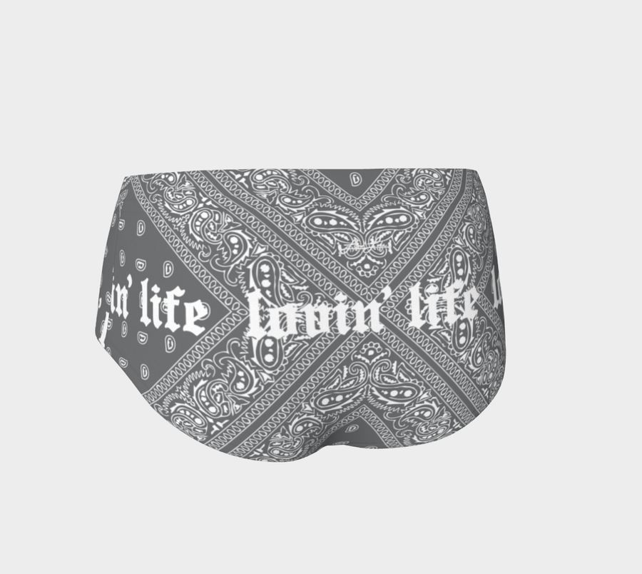 Lovin' Life el hefe grey mini shorts