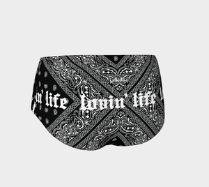 Lovin' Life el hefe blac mini shorts