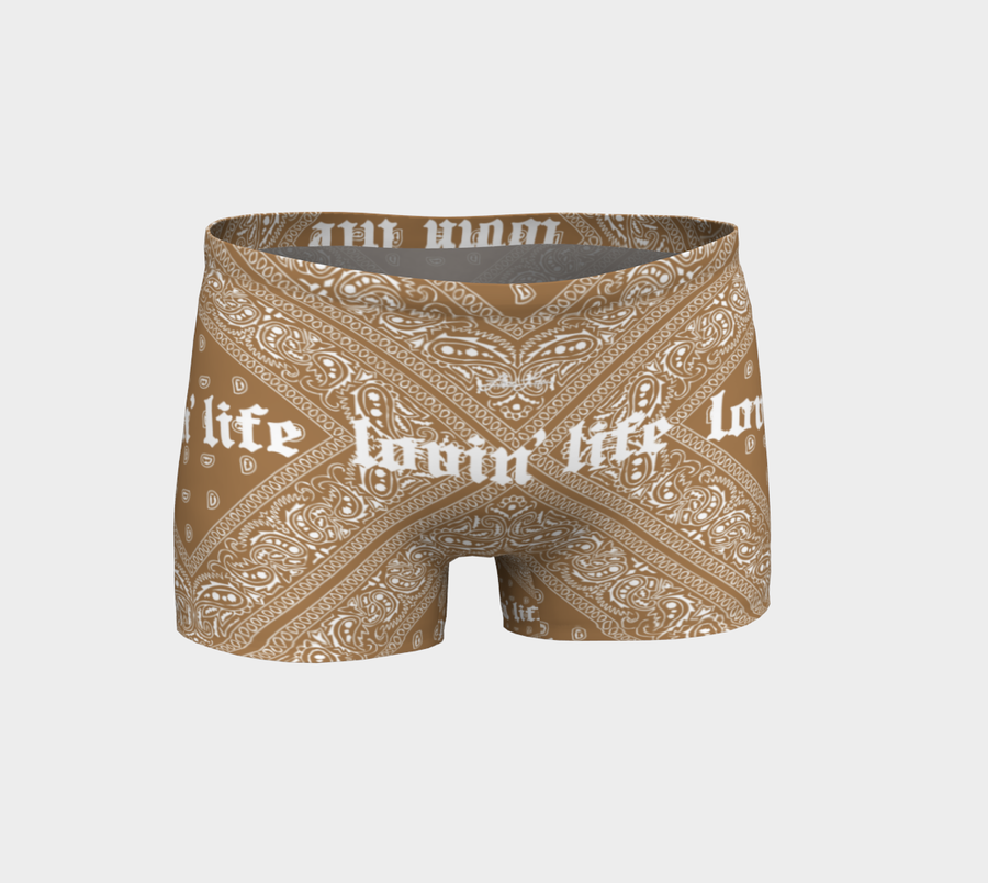 Lovin' Life el hefe brown Workout shorts