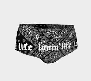 Lovin' Life el hefe blac mini shorts