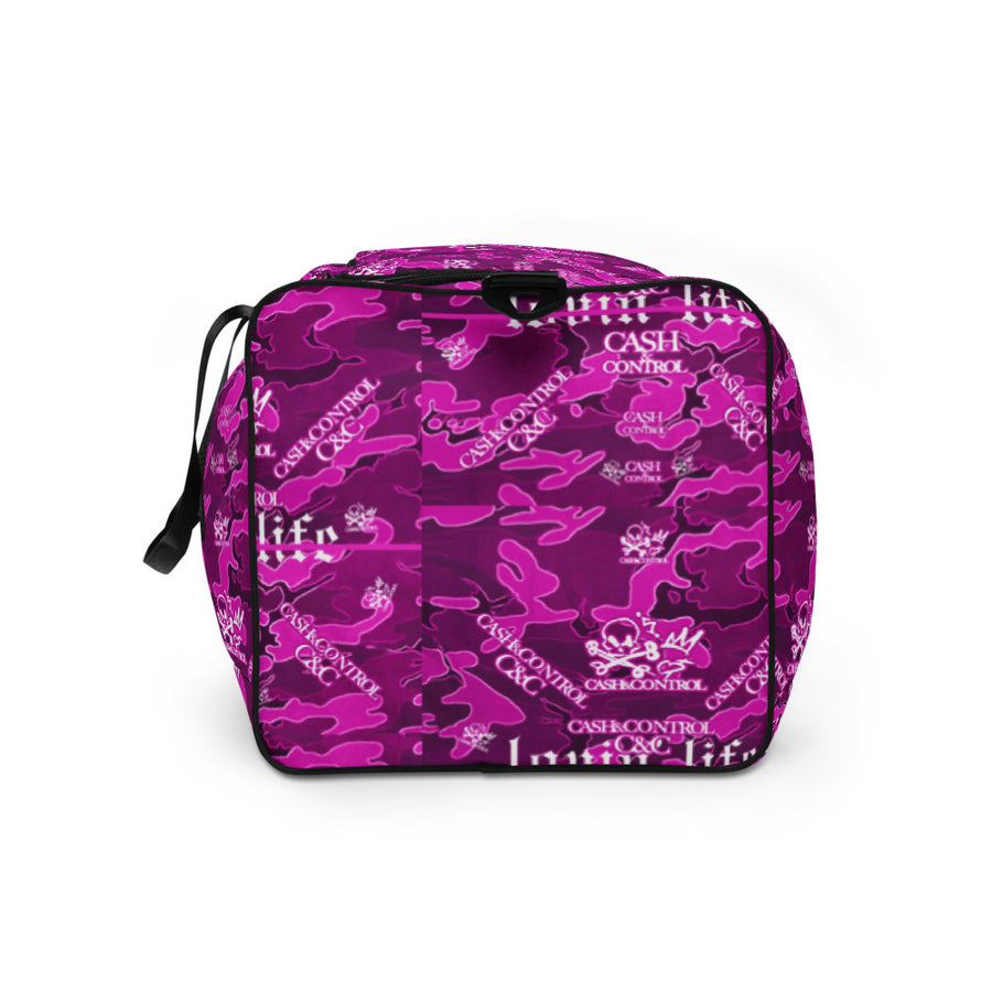 CC pink Camo Duffle bag
