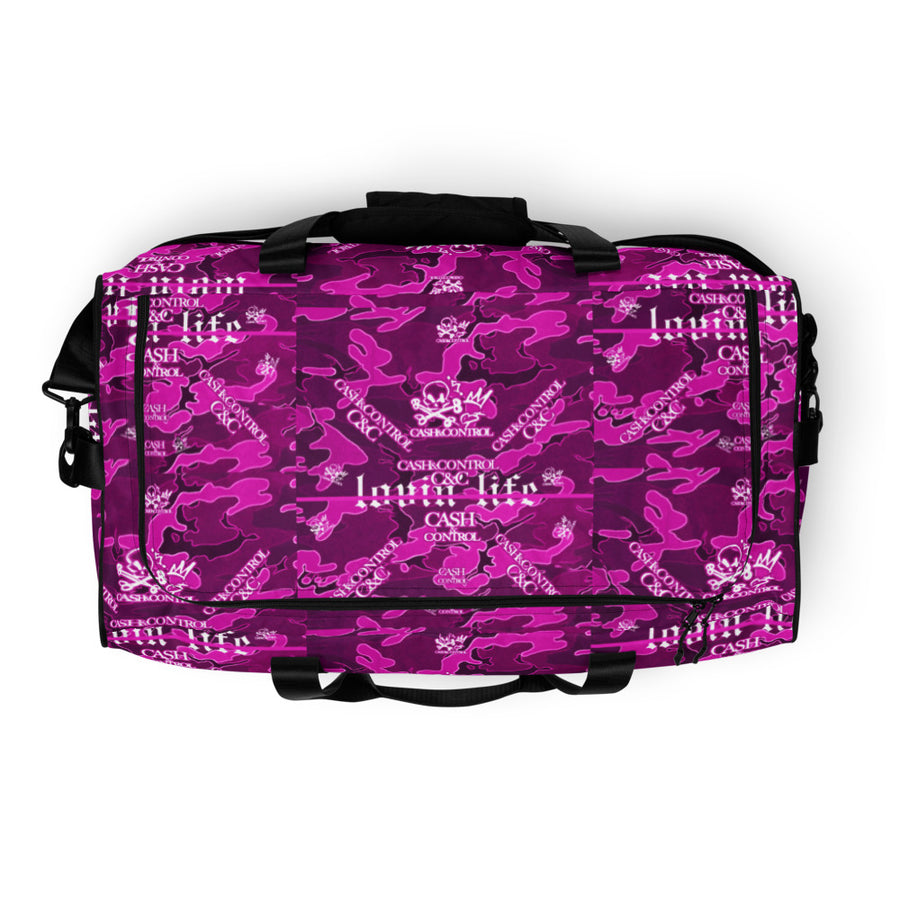CC pink Camo Duffle bag
