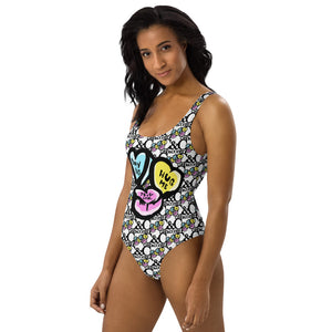 C&C candy hearts One-Piece Swimsuit