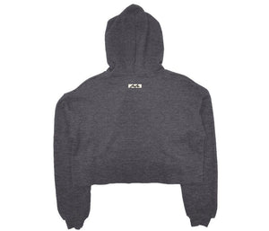 LOVIN' LIFE - #%* - SPAGE AGE COLLECTION - crop fleece hoodie