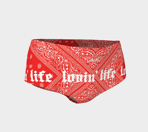 Lovin' Life el hefe red mini shorts