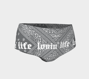 Lovin' Life el hefe grey mini shorts