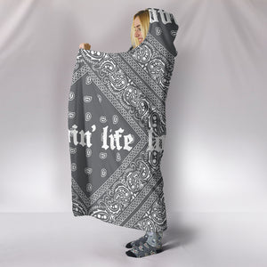 El Hefe Hooded Blanket - Grey