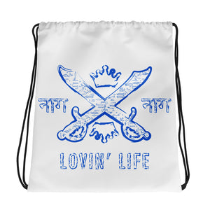 LOVIN' LIFE MEMBERS ONLY - SYNDICATE FAMILY BLU Drawstring bag