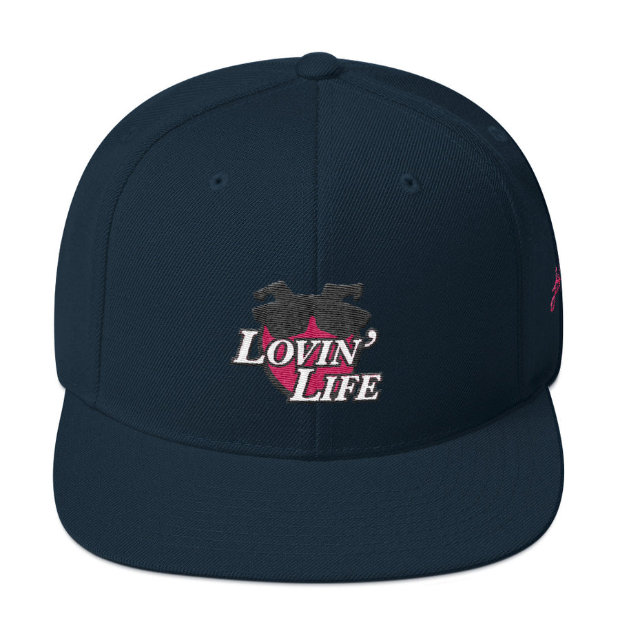 LOVIN' LIFE - all smiles flamingo -  Snapback Hat