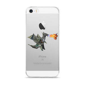 Origami Money Dragon iPhone 5/5s/Se, 6/6s, 6/6s Plus Case