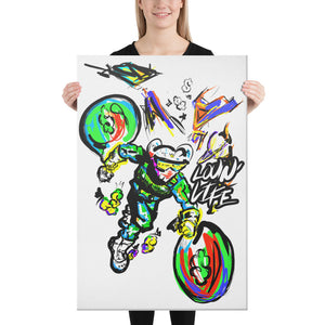 LOVING' LIFE -BAG RUN - SPACE COLLECTION Canvas