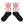 Charger l&#39;image dans la galerie, Rosey Red Black foot socks
