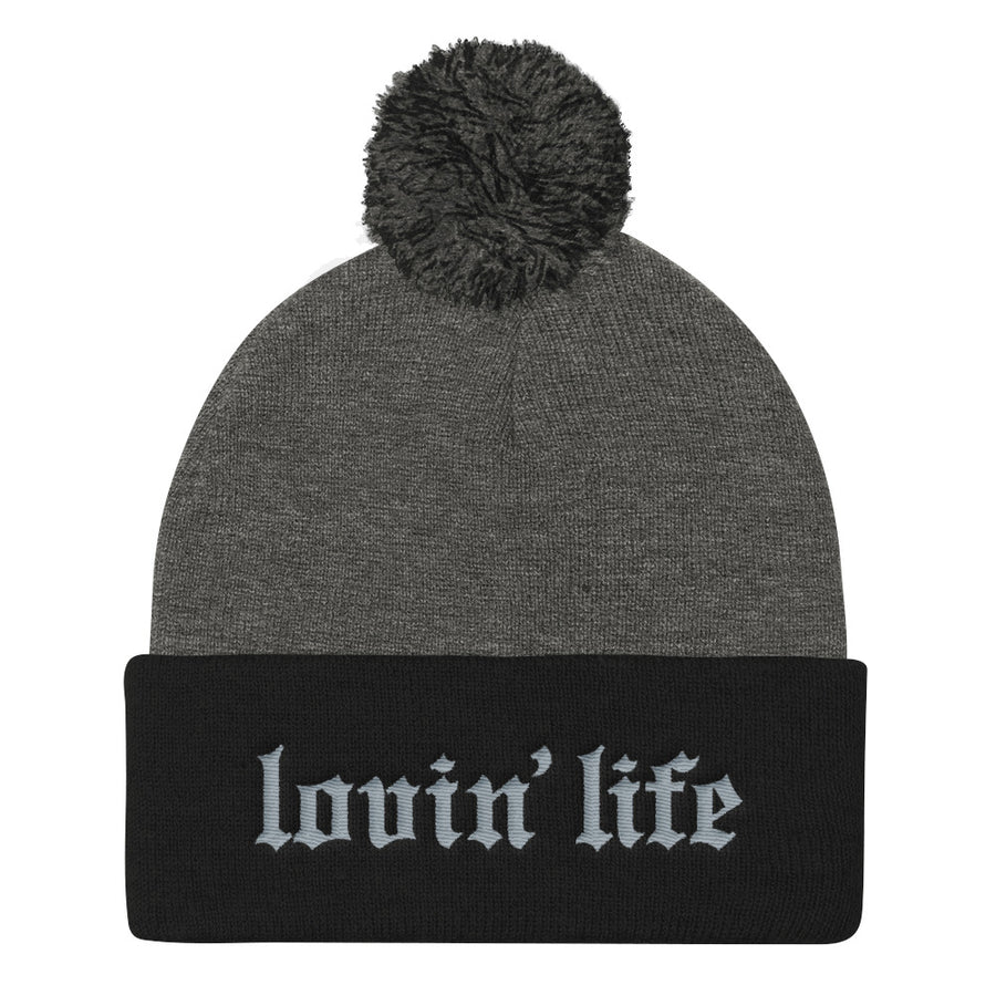 Original Lovin' Life Pom Pom Knit Cap