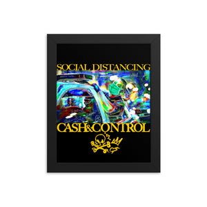 SOCIAL DISTANCING - Collection  Framed poster
