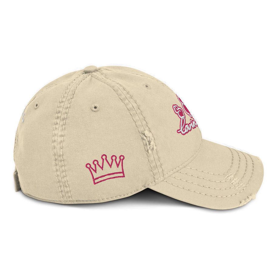 LOVIN' LIFE - MONEY SYMBOLS - Distressed Dad Hat