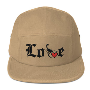 Lovin' Life - SELF LOVE - red heart/blac Five Panel Cap