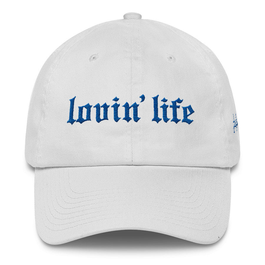 Original Lovin' Life blue letters DAD Hat
