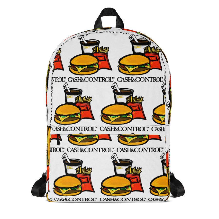 Burger Meal Laptop/Gym Backpack