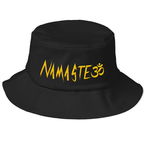 Namaste gold Old School Bucket Hat