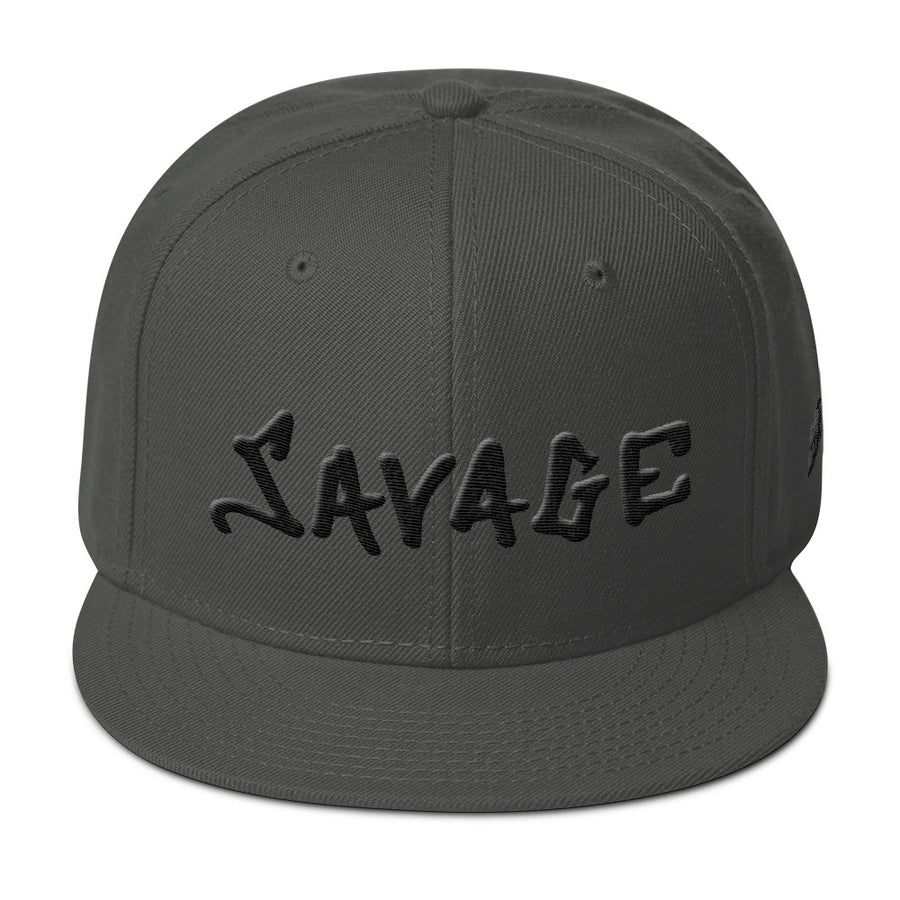 Savage blac 3D-Puff embroidered Snapback