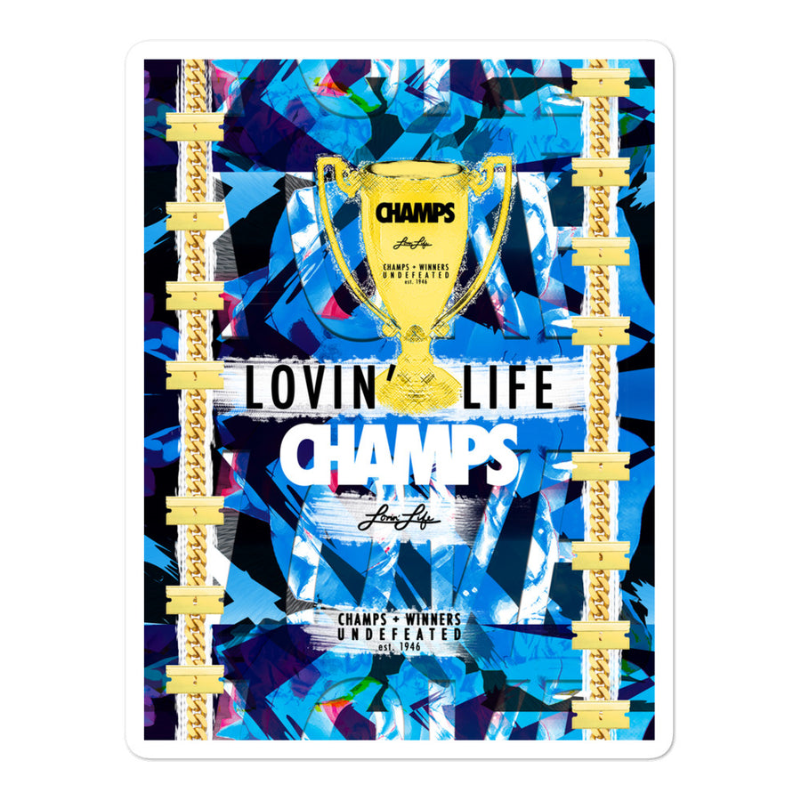 LOVIN' LIFE MEMBERS ONLY - CHAMPS RAZORS & CUBAN LINXS 00 stickers