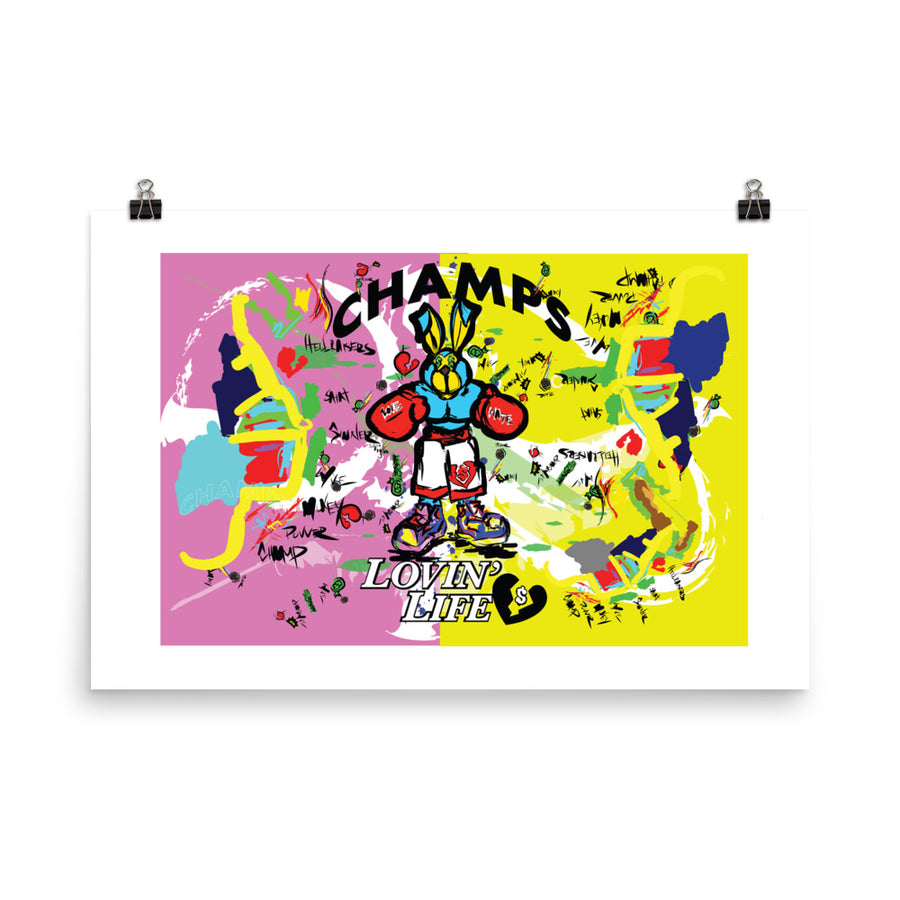 LOVIN' LIFE - PUNCH OUT - HAVE HEART MONEY COLLECTION - Poster 24 x 36