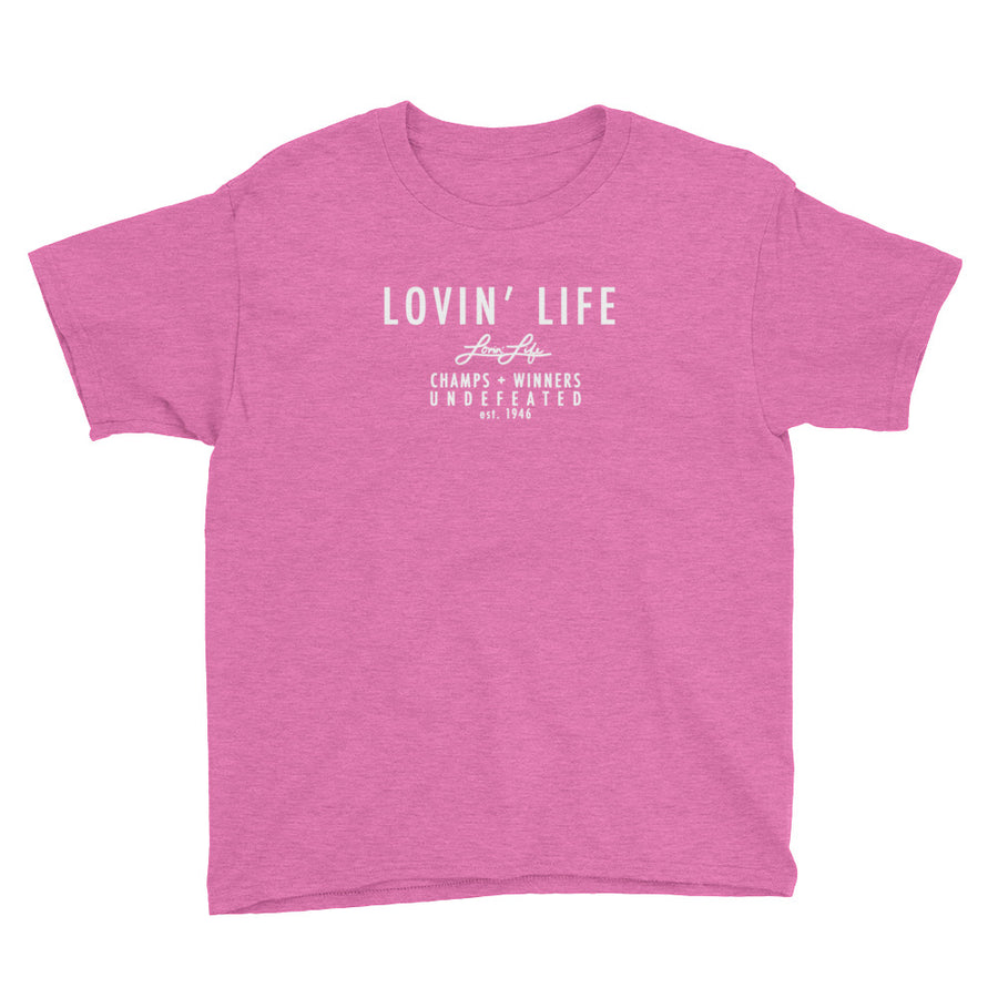 LOVIN' LIFE MEMBERS ONLY Classic Youth Short Sleeve T-Shirt
