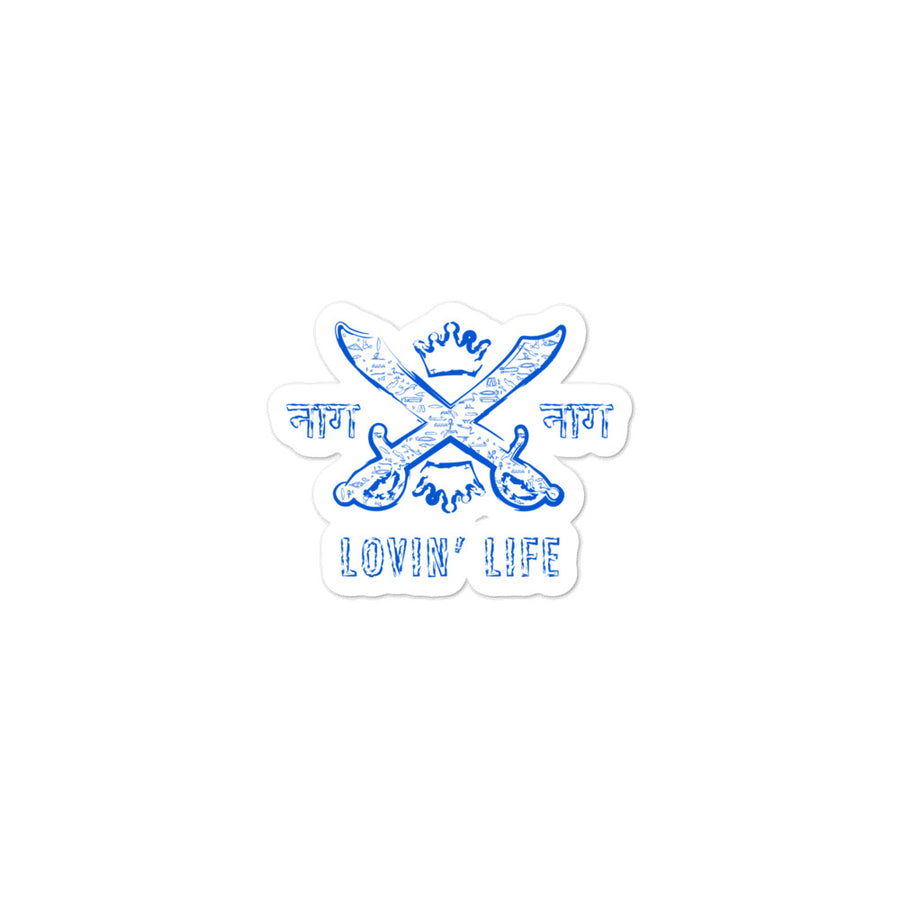 LOVIN' LIFE MEMBERS ONLY - SYNDICATE FAMILY - BLU stickers