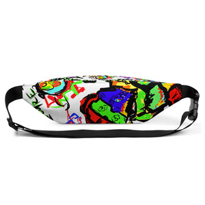 LOVIN' LIFE -BAG RUN 3 - SPACE COLLECTION - Fanny Pack - wht