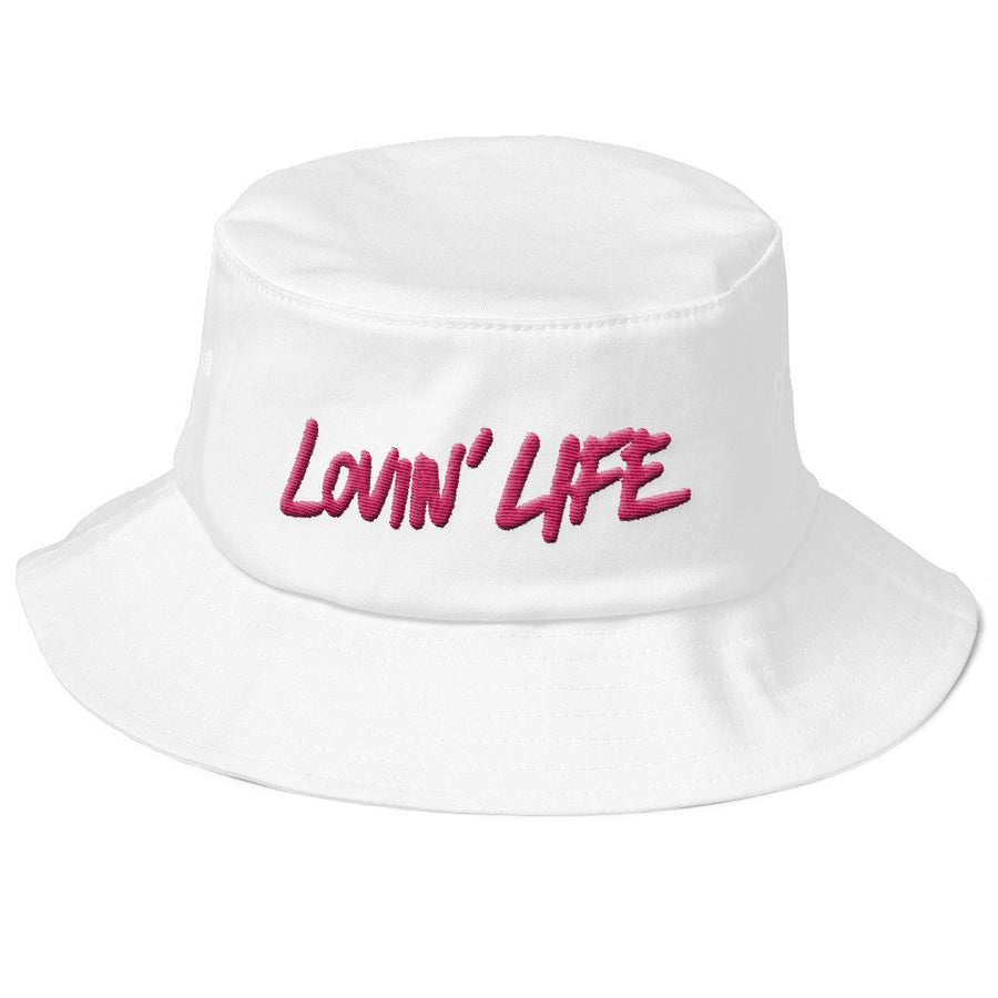 LL 3D puff embroidered Bucket Hat
