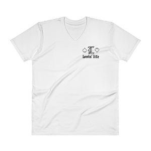 LOVE of spade blac V-Neck T-Shirt