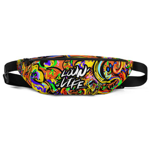 LOVIN' LIFE -BAG RUN 2 blu - SPACE COLLECTION - Fanny Pack
