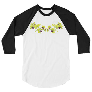 Lovin' Life orchid 3/4 sleeve raglan shirt